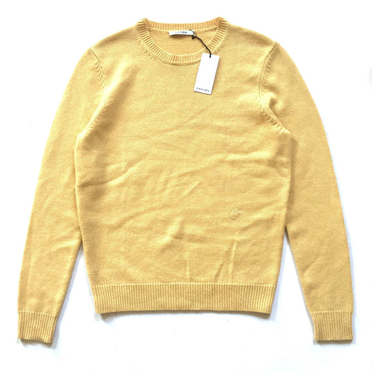 Carven - Beige Wool Embroidered Logo Sweater