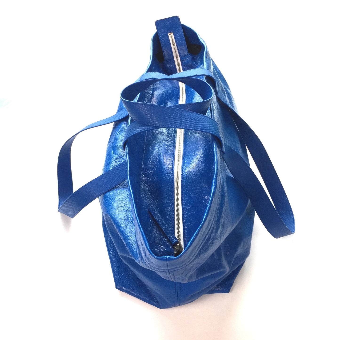 Balenciaga - Blue Carry Shopper 'IKEA' Bag