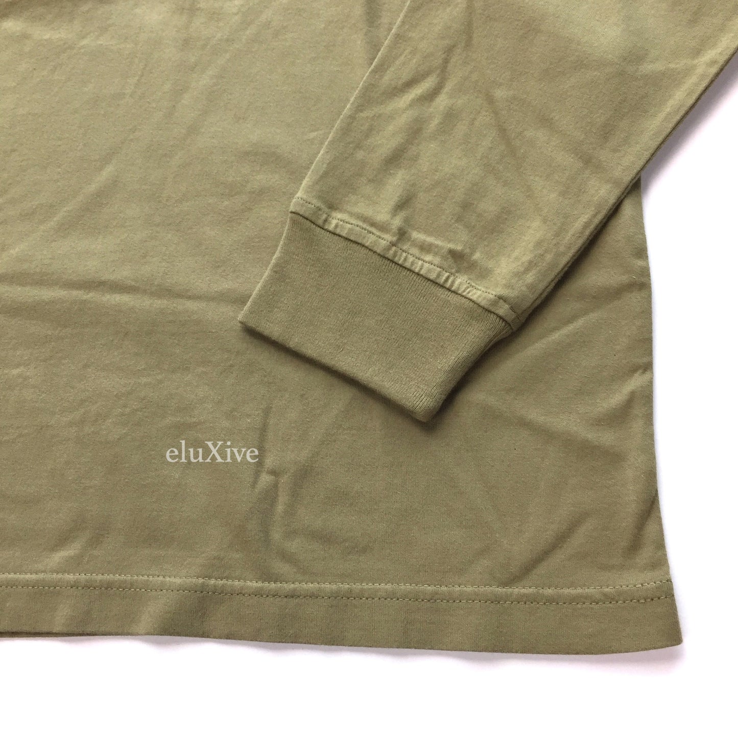 Supreme - Olive 'Truth' Embroidered L/S T-Shirt