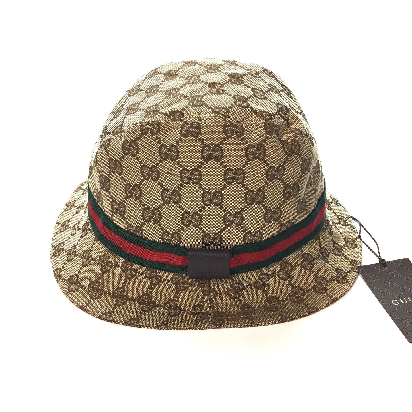 Gucci - Beige Classic Monogram Bucket Hat
