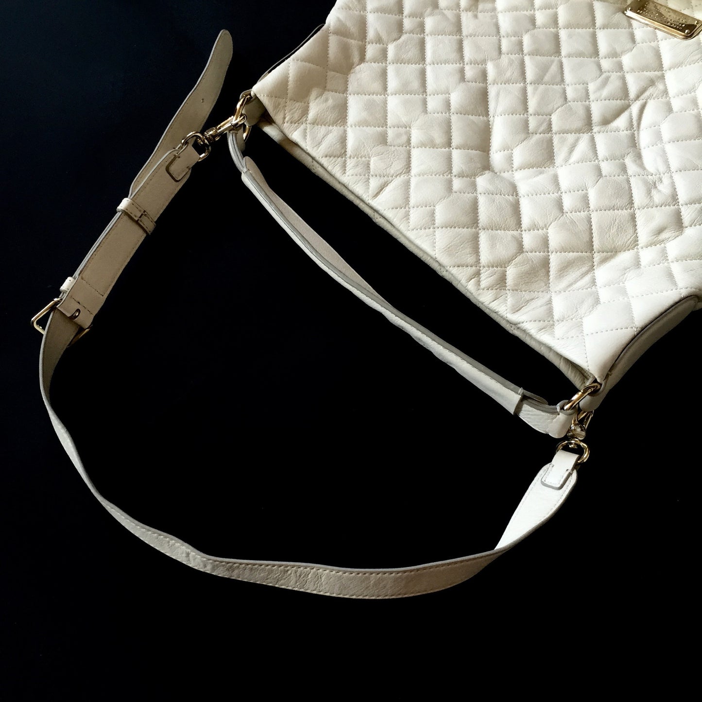 Marc Jacobs - Quilted Cream Leather Handbag