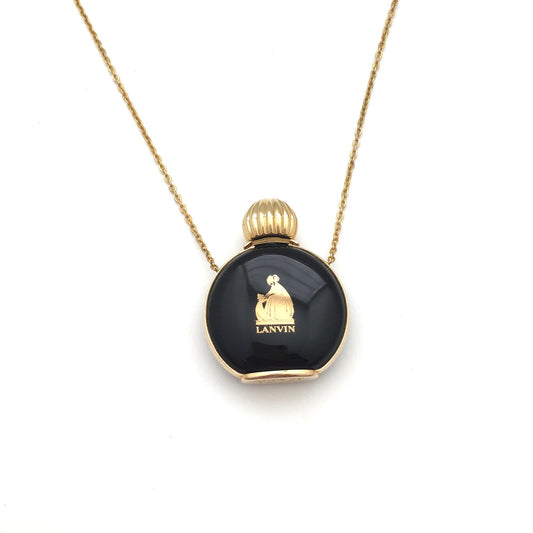 Lanvin - Black & Gold Bottle Chain