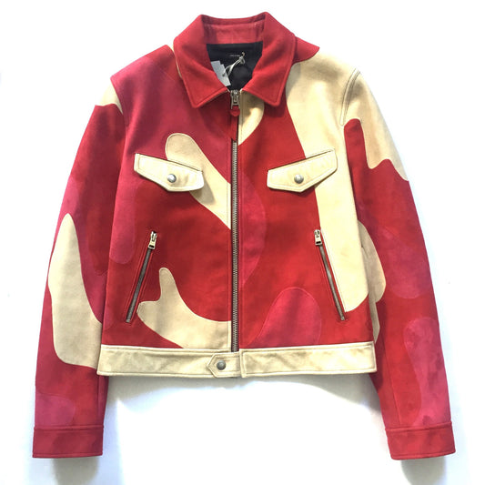 Tom Ford - Patchwork Suede Camo Trucker Jacket