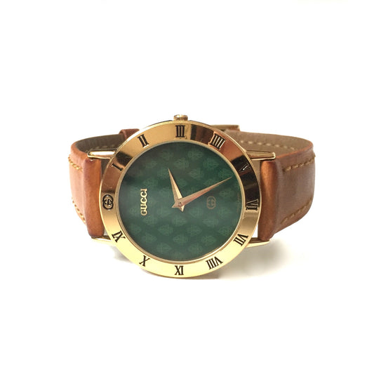 Gucci - Men's 3000M Crest Dial Watch