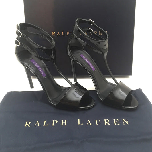 Ralph Lauren - Black Patent Leather 'Blinira' Heels