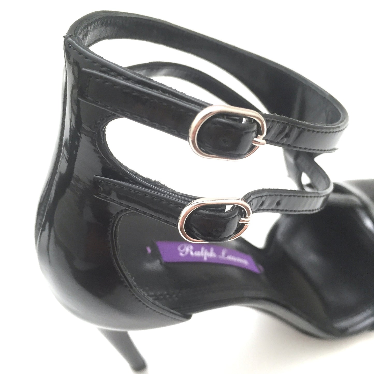 Ralph Lauren - Black Patent Leather 'Blinira' Heels