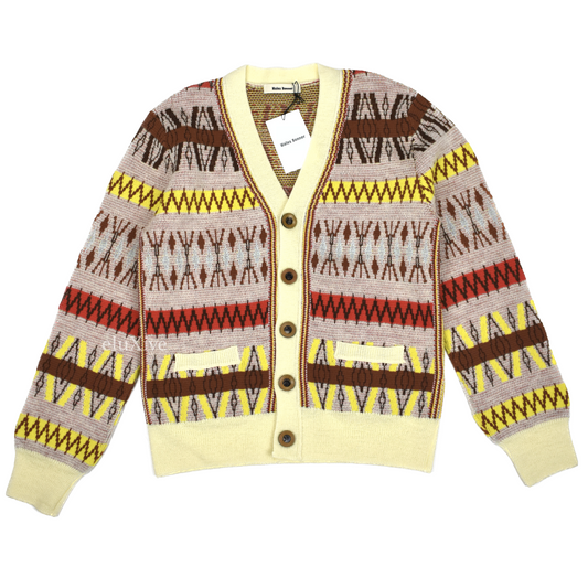 Wales Bonner - Fair Isle Knit Merino Wool Cardigan