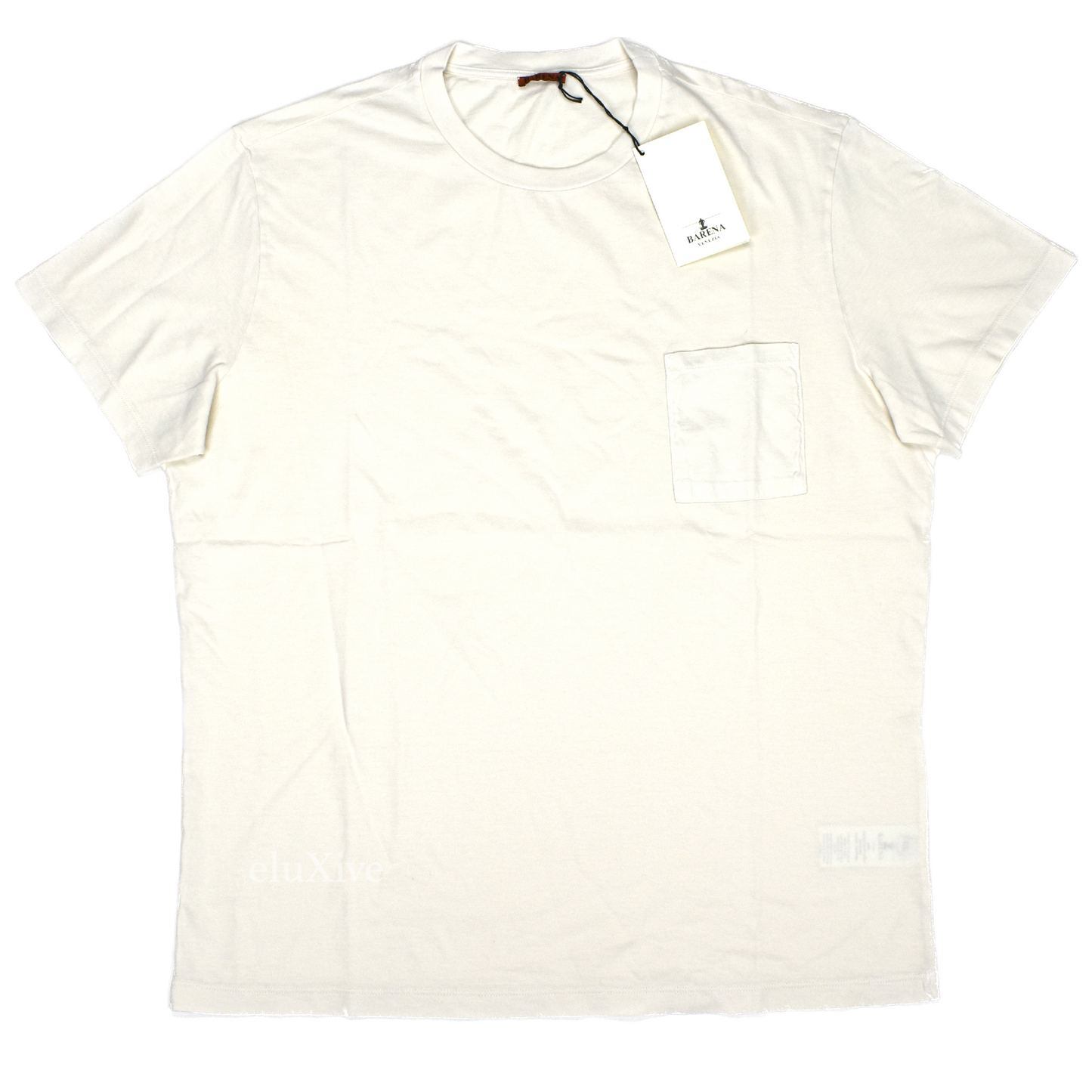 Barena - Cream White Cotton Pocket T-Shirt
