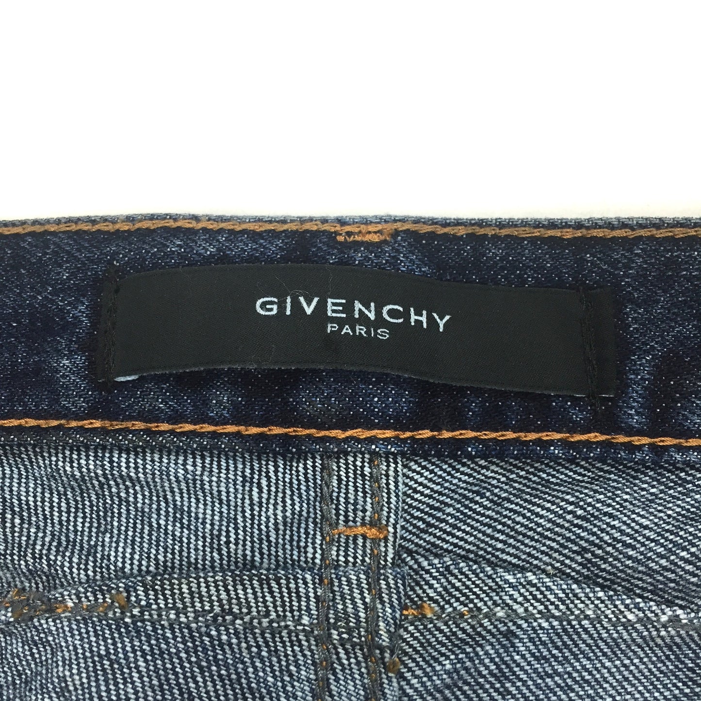 Givenchy - Coated Blue Denim Jeans