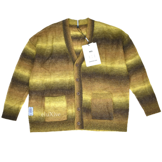 Alexander McQueen - McQ Brown Oversized Mohair Cardigan
