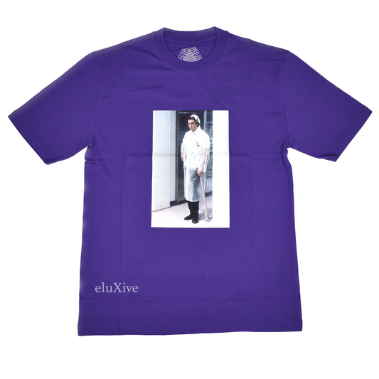 Palace - American Psycho Photo Print T-Shirt (Purple)