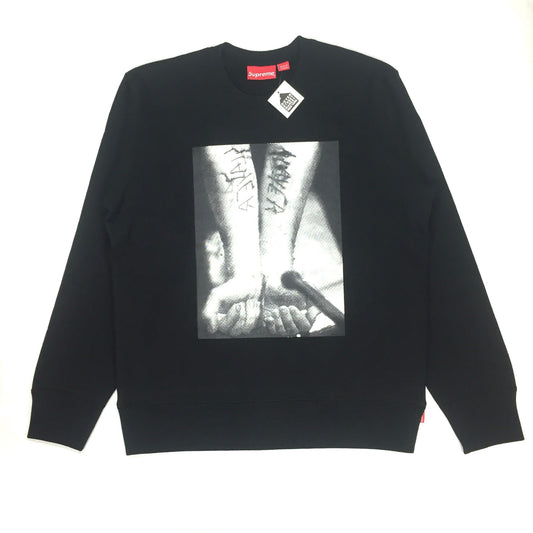 Supreme x Slayer - Black 'Cutter' Print Sweatshirt