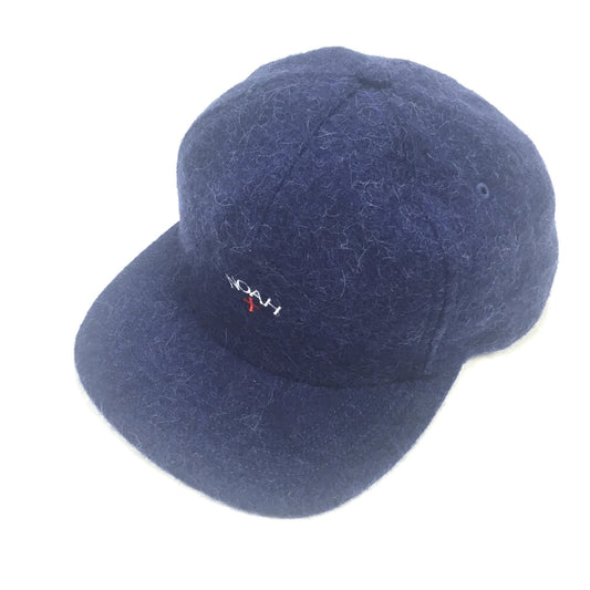 Noah - Navy Mohair Core Logo Hat