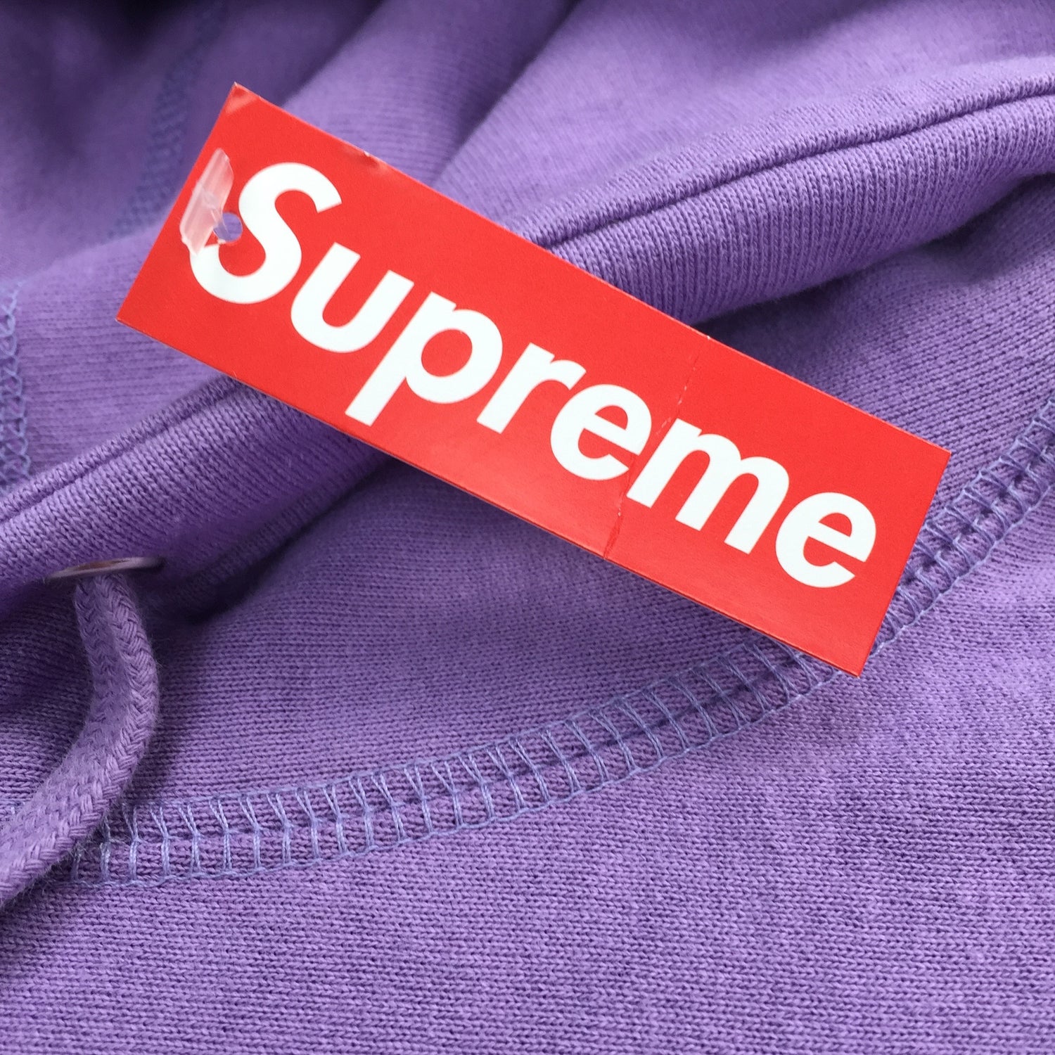 Supreme - SS17 Dusty Lavender Multi Color Classic Logo Hoodie