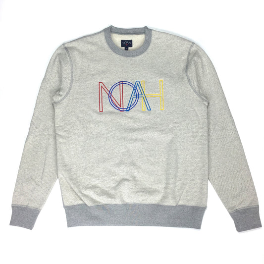 Noah - Gray Retro Logo Sweatshirt