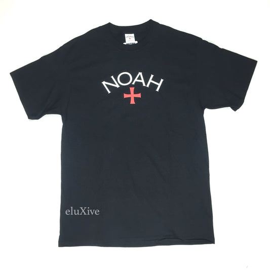 Noah - Black Core Logo T-Shirt (SS17)