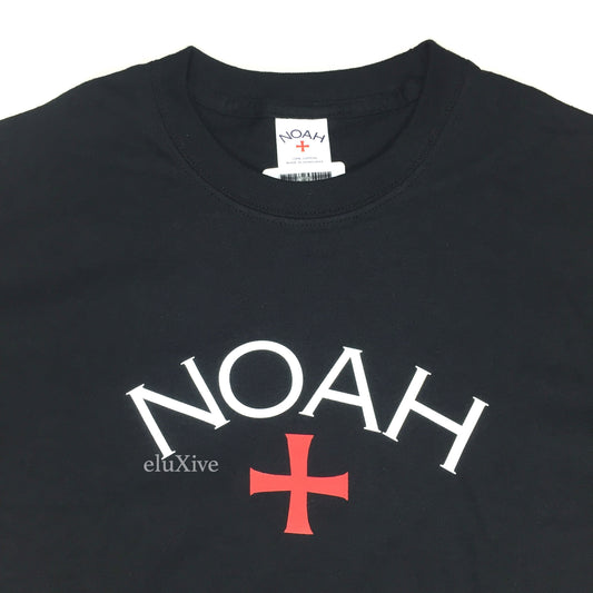 Noah - Black Core Logo T-Shirt (SS17)
