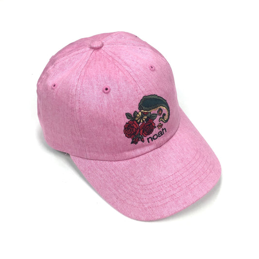 Noah - Pink Floral Paisley Logo Hat