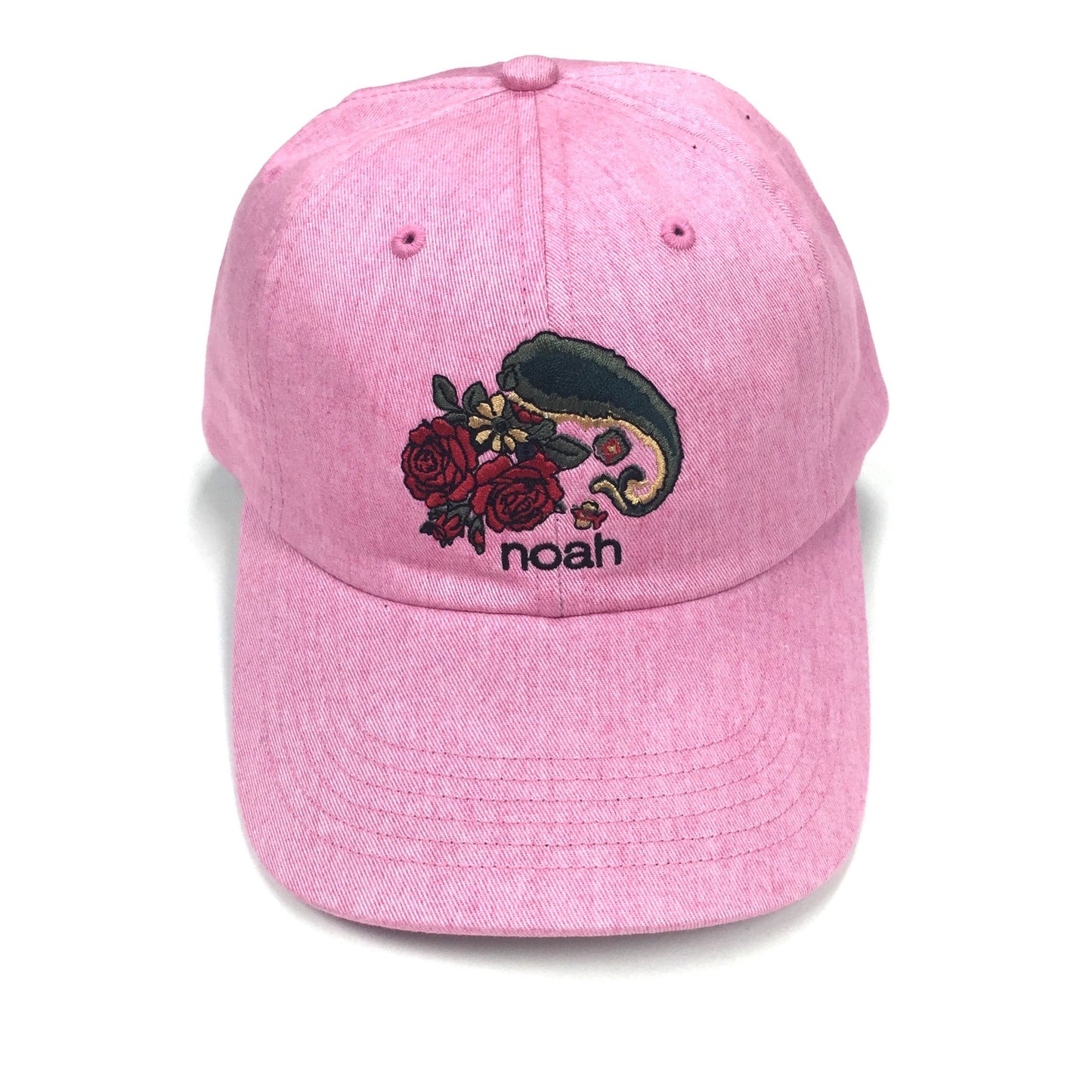 Noah - Pink Floral Paisley Logo Hat