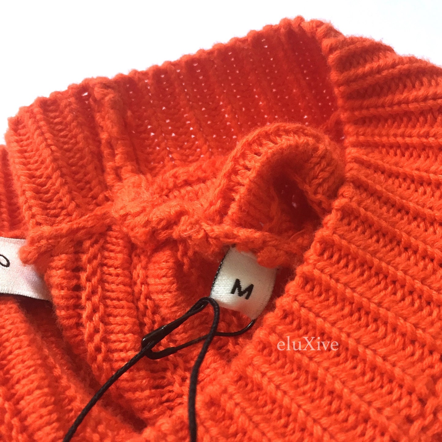 Sandro - Orange Thick Knit Sweater