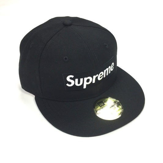 Supreme x New Era - Black Playboy Box Logo Hat