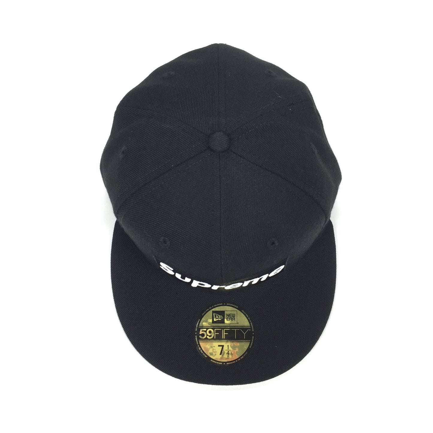Supreme x New Era - Black Playboy Box Logo Hat