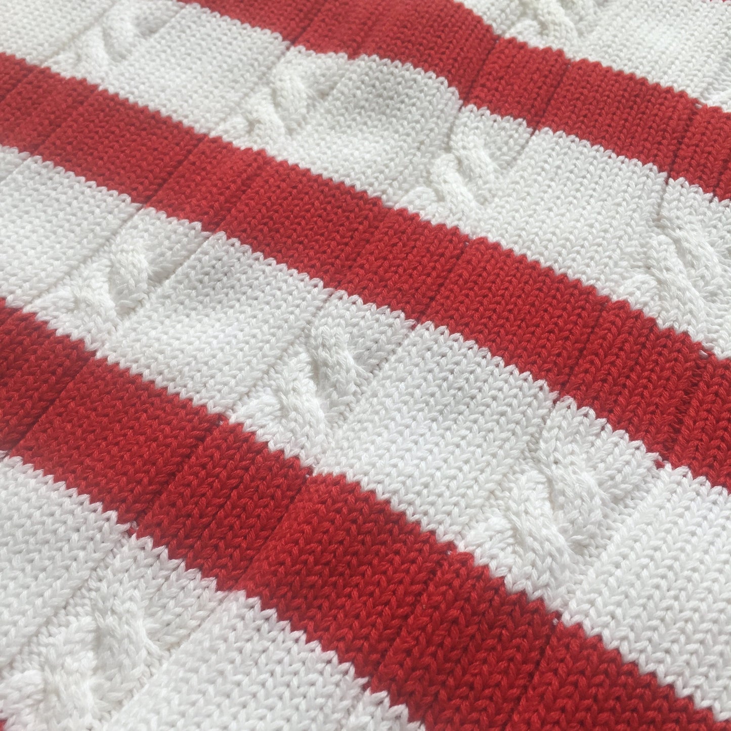 Dior - Red & White Nautical Sweater