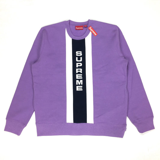 Supreme - Lavender Vertical Logo Sweatshirt