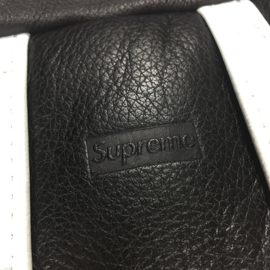 Supreme x Vanson - Black Leather Wrist Bag
