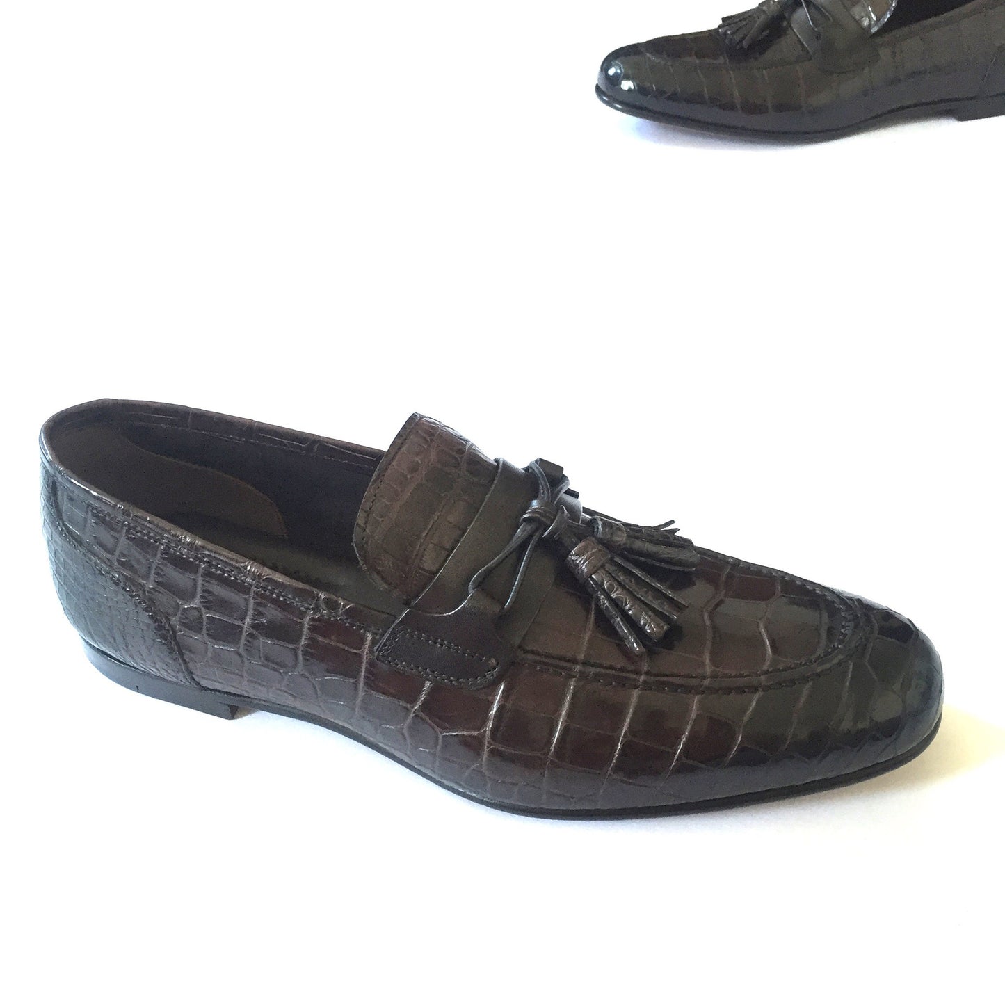 Tom Ford - Brown Genuine Crocodile Loafers
