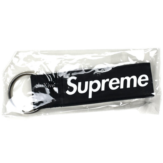 Supreme - Box Logo Webbing Keychain (Black)