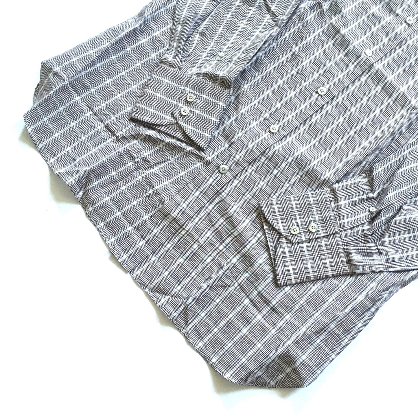 Tom Ford - Brown Glen Plaid Dress Shirt