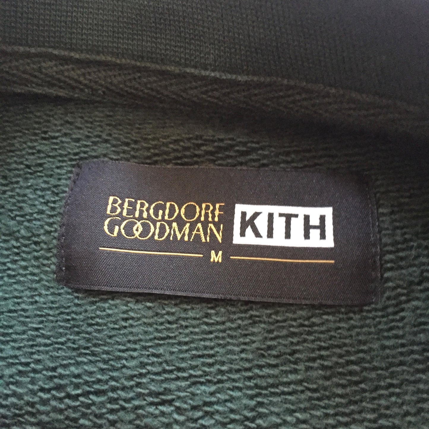 Kith x Bergdorf Goodman - Green Logo Sweatshirt