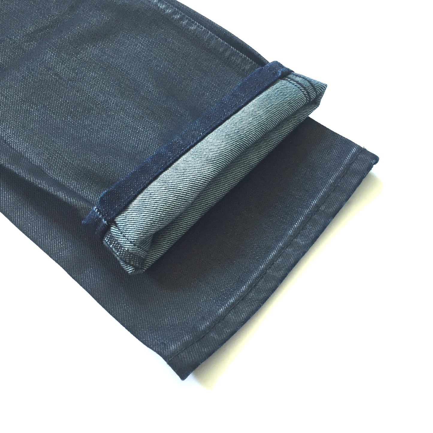 Sandro - Coated Blue Denim Jeans
