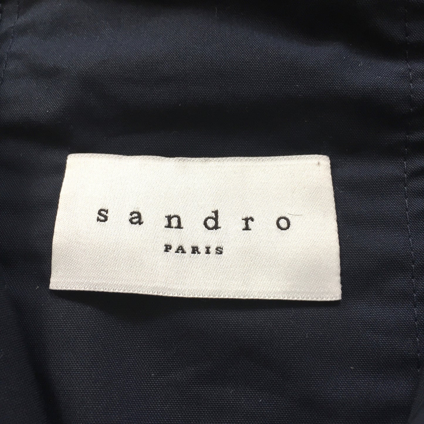 Sandro - Navy Anorak Raincoat