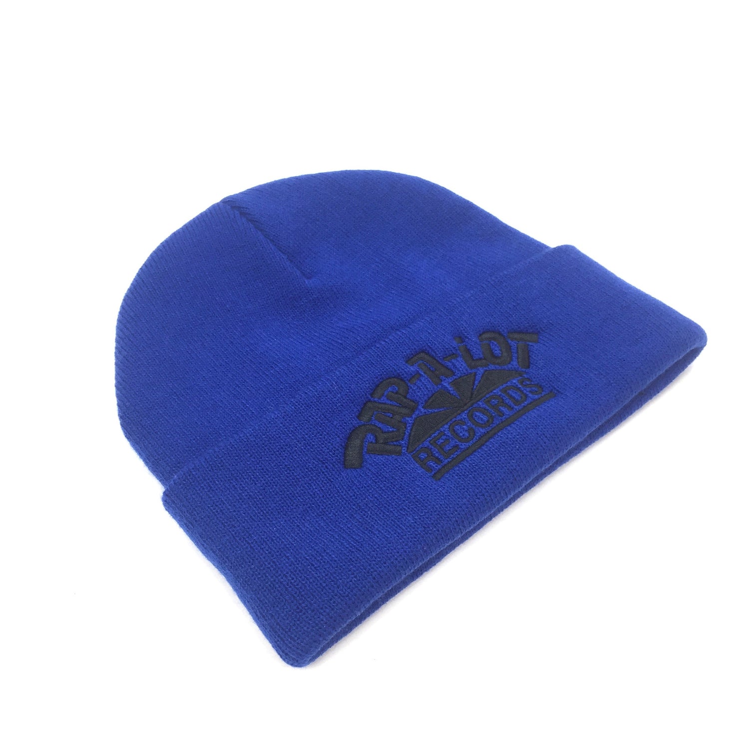 Supreme x Rap-A-Lot Records - Blue Logo Embroidered Beanie Hat