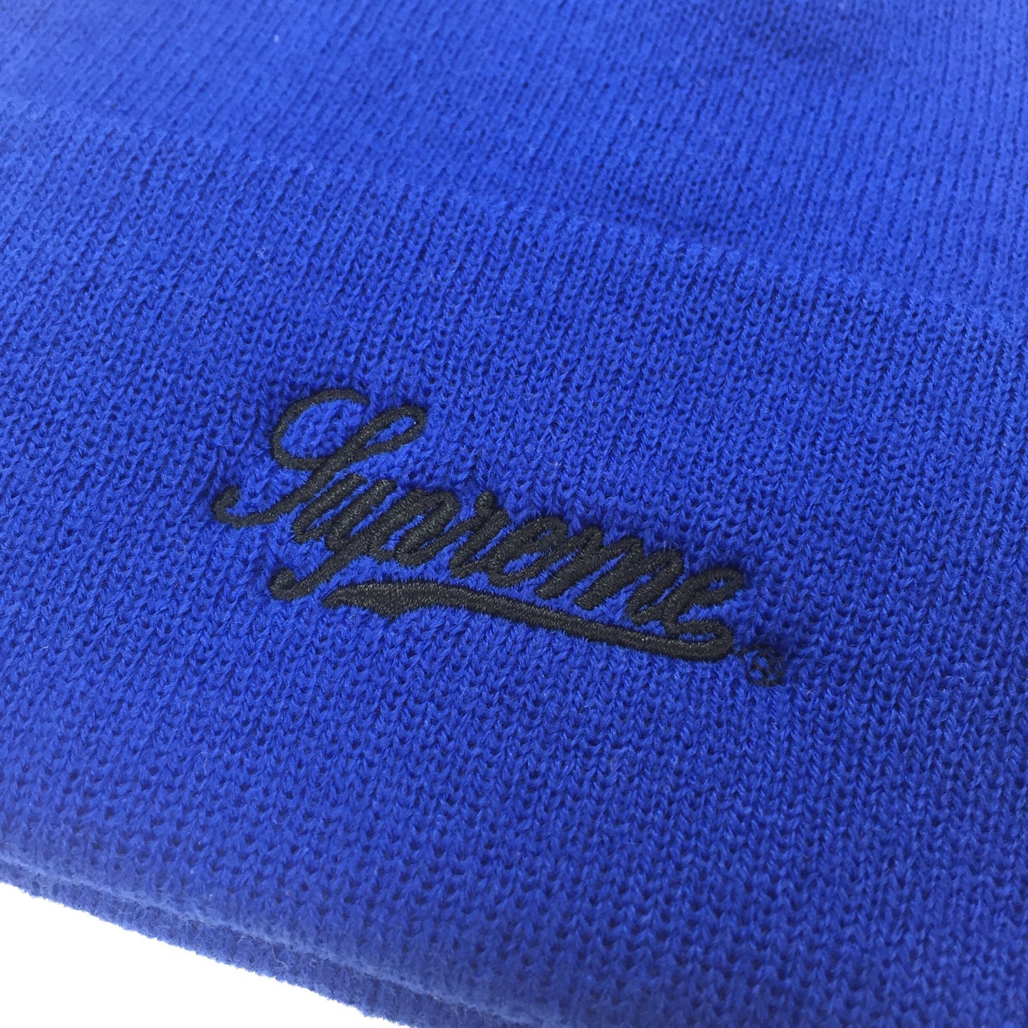 Supreme x Rap-A-Lot - Blue Logo Embroidered Beanie