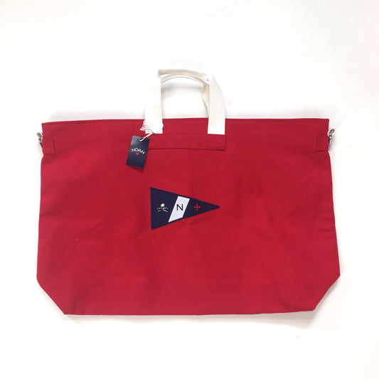 Noah - Red Canvas Holdall Bag