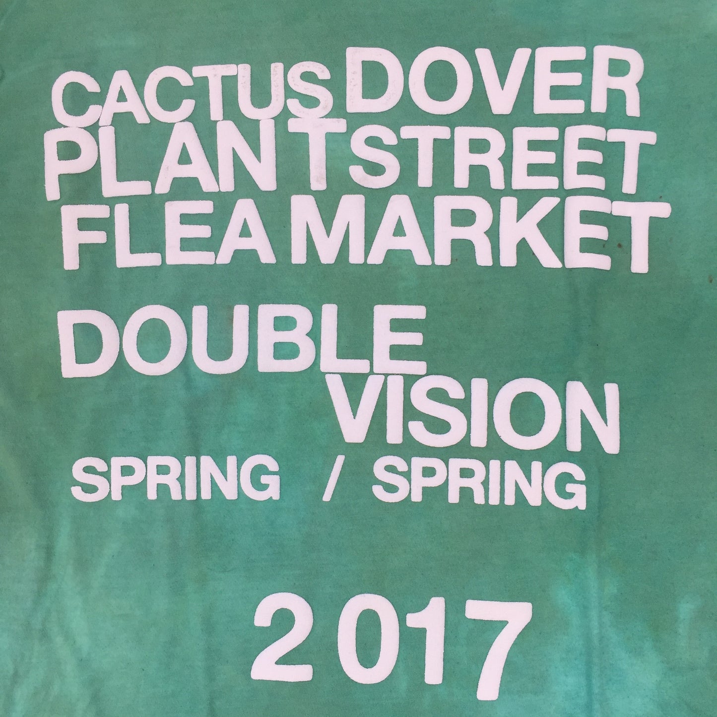 Cactus Plant Flea Market x DSM - Green 'Double Vision' T-Shirt