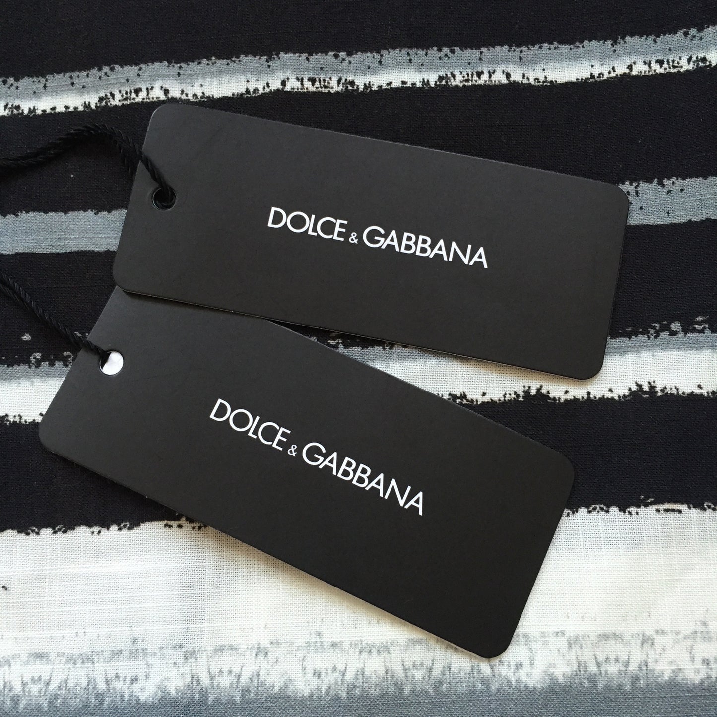Dolce & Gabbana - Shadow Striped Hawaiian Shirt