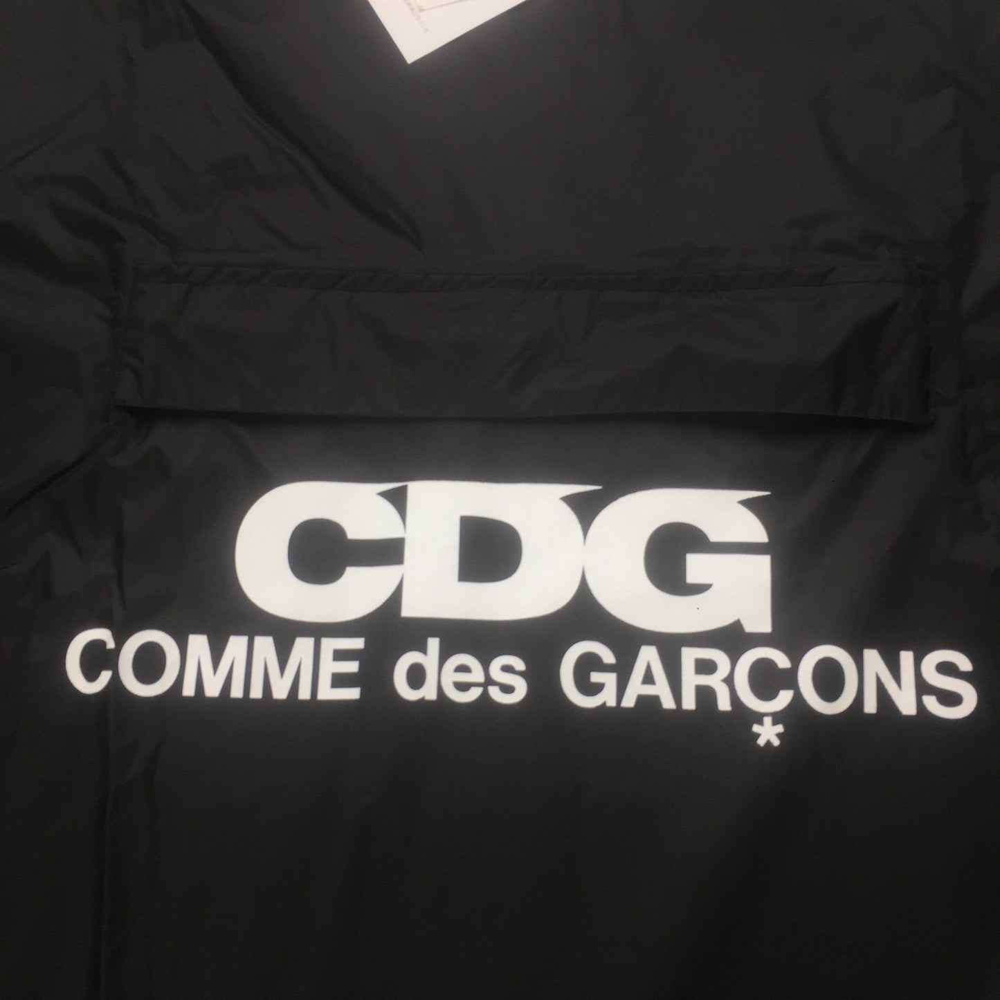Comme Des Garcons - Black Logo Poncho