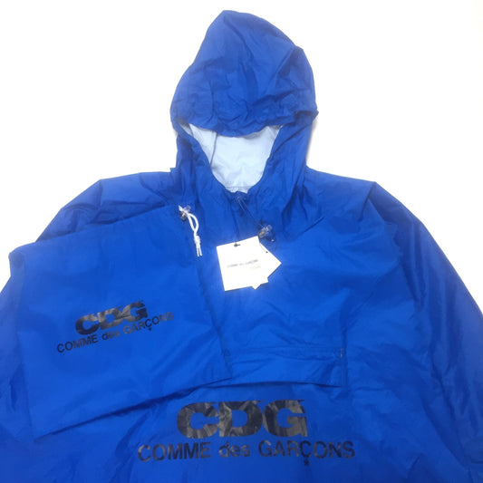 Comme Des Garcons - Blue Logo Poncho