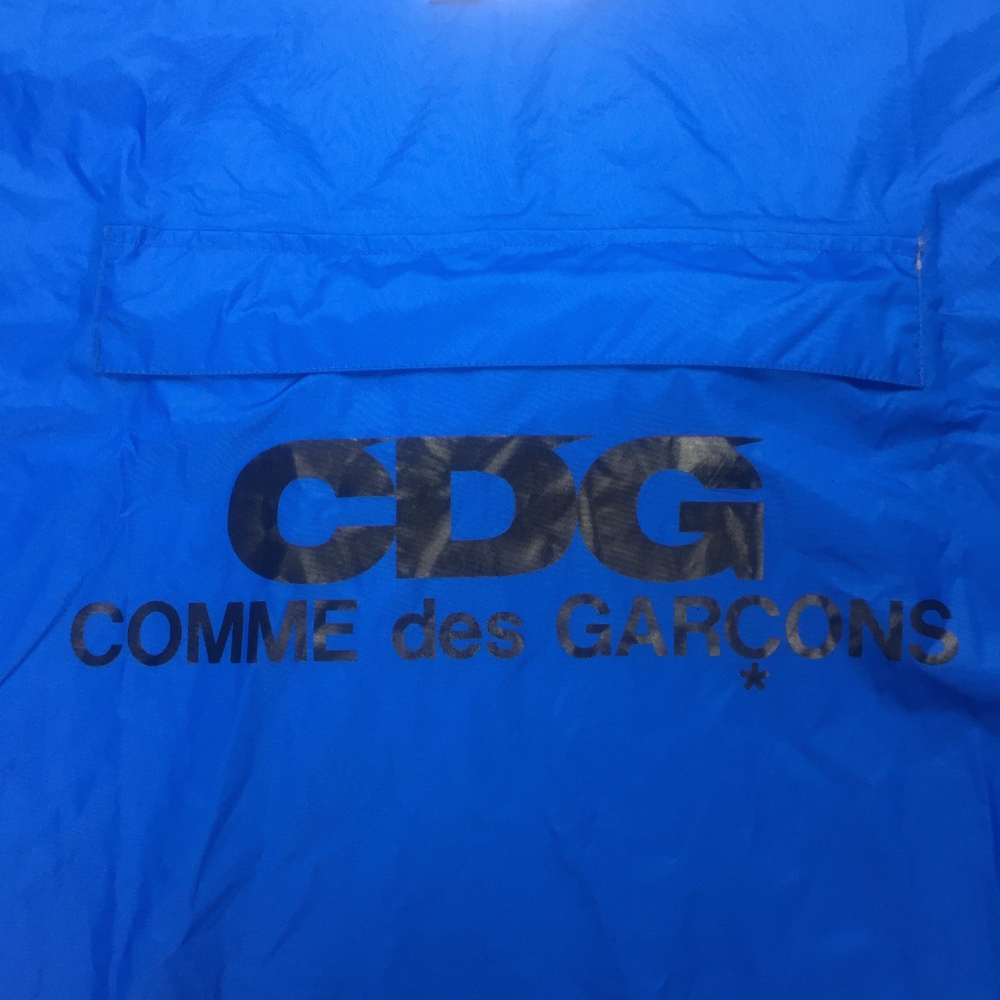 Comme Des Garcons - Blue Logo Poncho