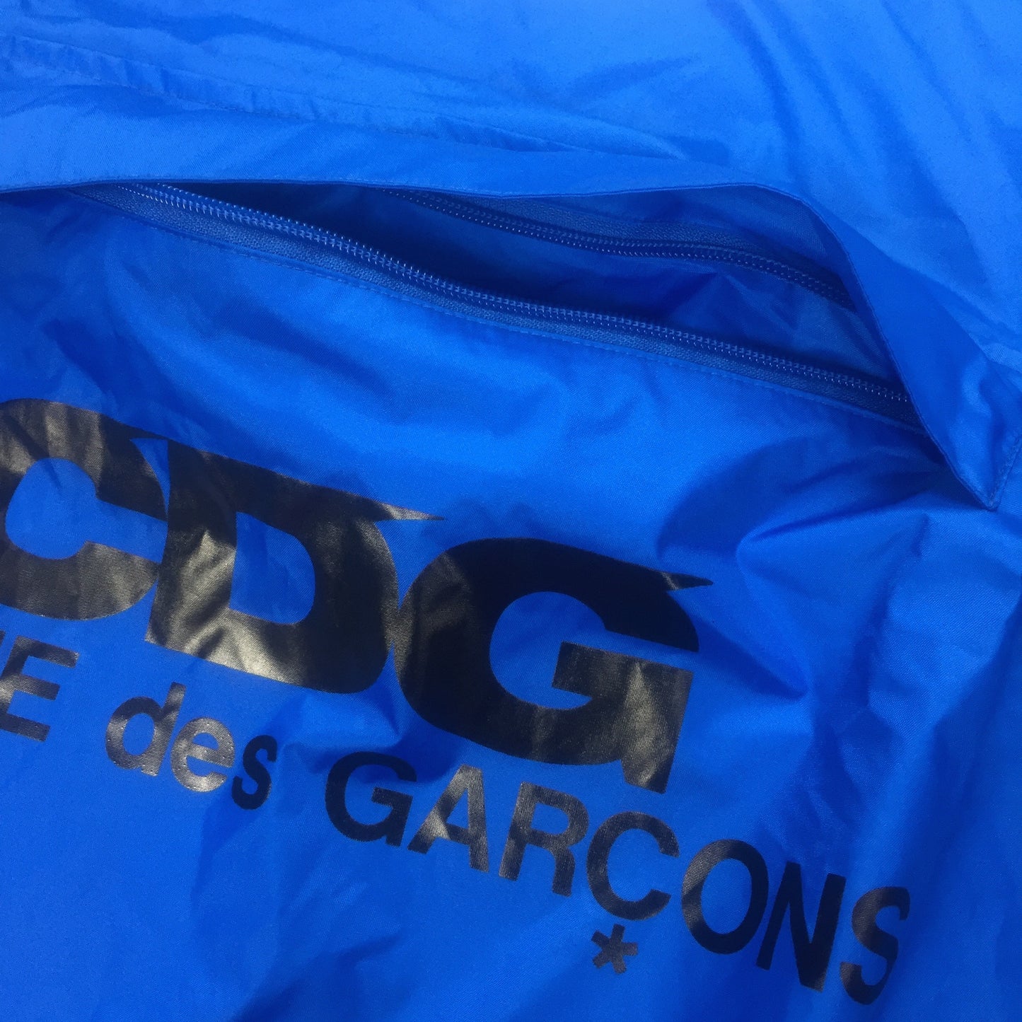 Comme Des Garcons - Blue Logo Poncho