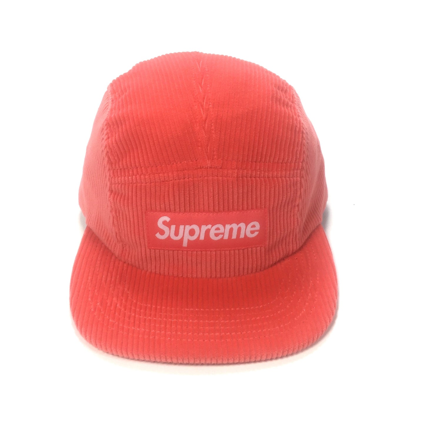 Supreme - Coral Box Logo Corduroy Hat