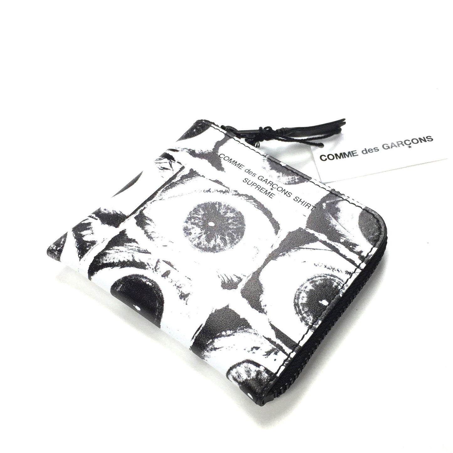 Supreme x Comme des Garcons SHIRT - White Zipper Wallet