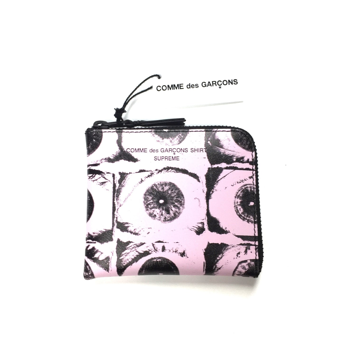 Supreme x Comme des Garcons SHIRT - Pink Eye Print Zipper Wallet