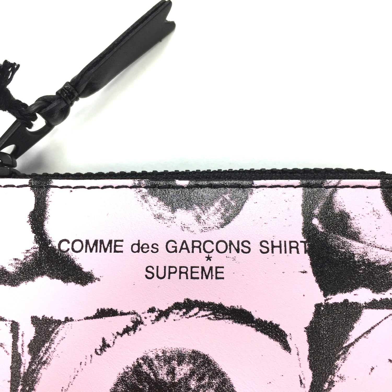 Supreme x Commes Des Garcons Red Zip Wallet — Roots