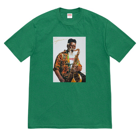 Supreme - Pharoah Sanders Box Logo Photo T-Shirt (Pine Green)