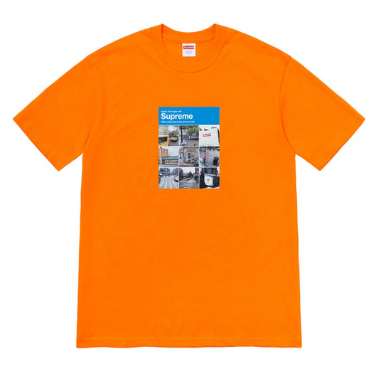 Supreme - Verify Captcha Logo T-Shirt (Orange)